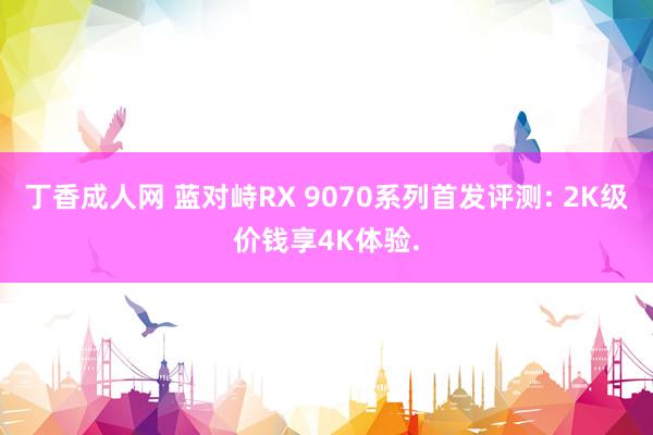 丁香成人网 蓝对峙RX 9070系列首发评测: 2K级价钱享4K体验.