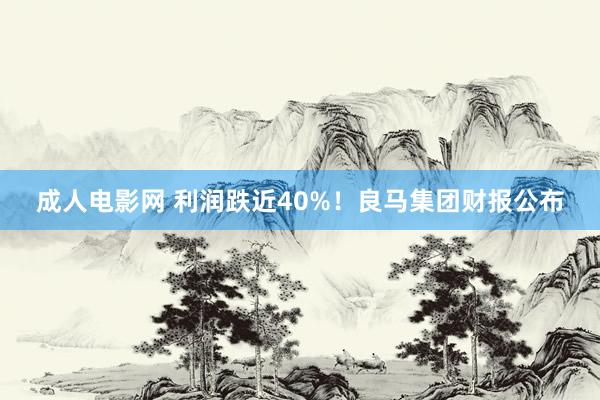 成人电影网 利润跌近40%！良马集团财报公布